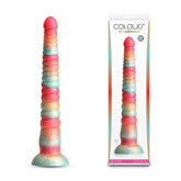 Colours Stacked - 12'' Dildo - Red/Gold - Red/Gold 30.6 cm Fantasy Dildo - Mr and Mrs D's