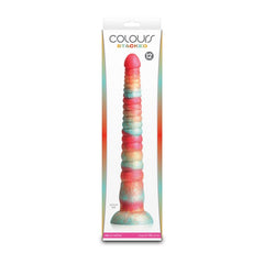 Colours Stacked - 12'' Dildo - Red/Gold - Red/Gold 30.6 cm Fantasy Dildo - DONGS - Mr and Mrs D's