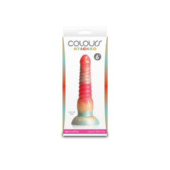 Colours Stacked - 6'' Dildo - Red/Gold - Red/Gold 16 cm Fantasy Dildo - DONGS - Mr and Mrs D's