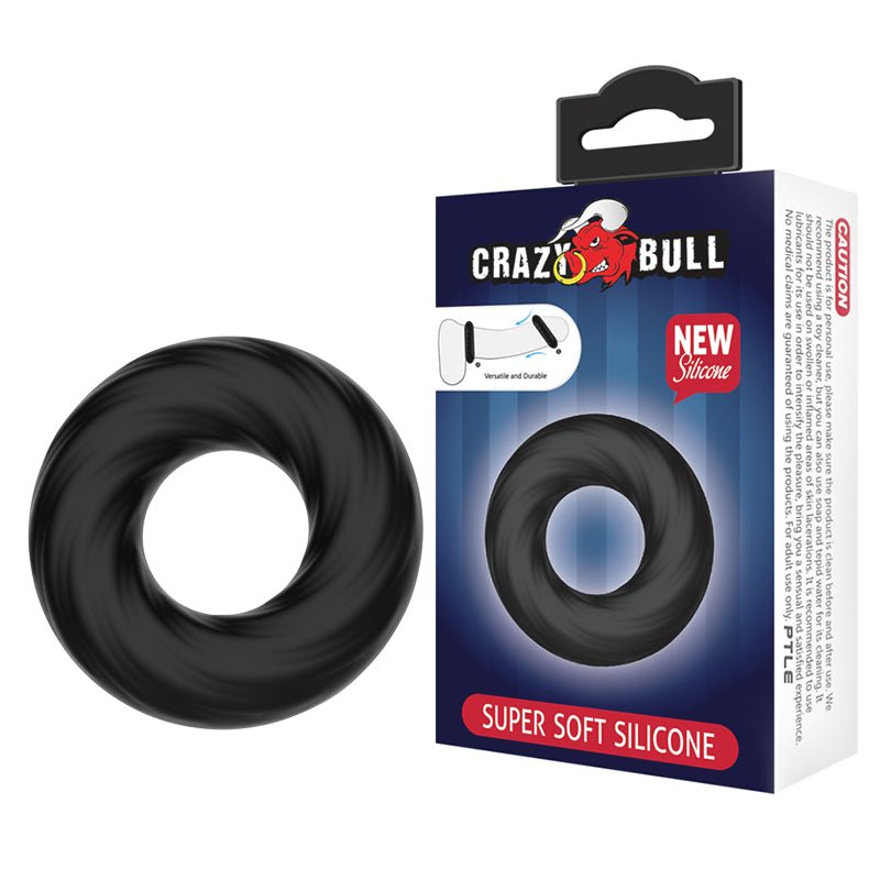 CRAZY BULL Cock Ring - Black Cock Ring - Mr and Mrs D's