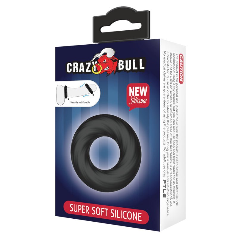 CRAZY BULL Cock Ring - Black Cock Ring - Mr and Mrs D's