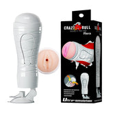 CRAZY BULL Flora Stroker - Flesh Squeezable Vagina Stroker with Suction Base - Mr and Mrs D's