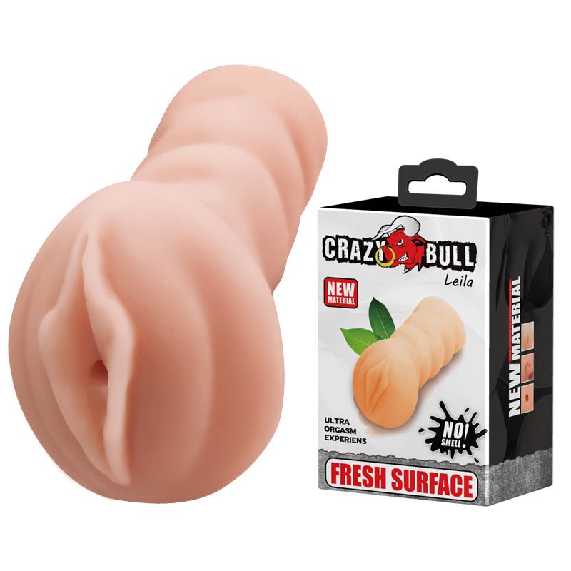 CRAZY BULL LEILA Vagina Stroker - Flesh Vagina Stroker - Mr and Mrs D's