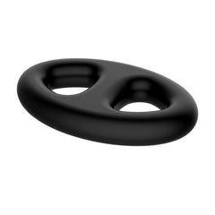 CRAZY BULL Oval Cock & Ball Ring - Black Cock & Ball Ring - Mr and Mrs D's