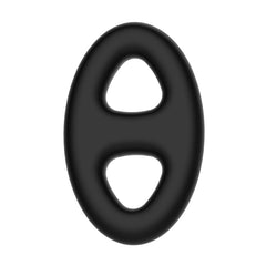 CRAZY BULL Oval Cock & Ball Ring - Black Cock & Ball Ring - Mr and Mrs D's