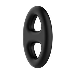 CRAZY BULL Oval Cock & Ball Ring - Black Cock & Ball Ring - Mr and Mrs D's