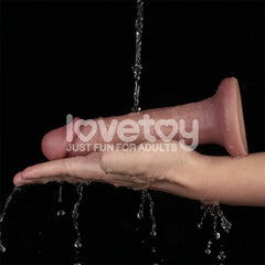 Dual Density Power Cock Vibrating Dong - 8 Inch Flesh - 20 cm USB Rechargeable - DONGS - Mr and Mrs D's