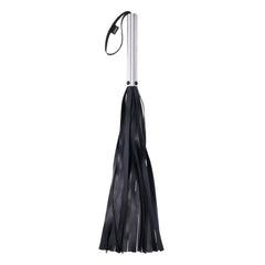 EDGE Flogger - Black Flogger Whip with Metal Handle - BONDAGE - TOYS - Mr and Mrs D's