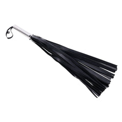 EDGE Flogger - Black Flogger Whip with Metal Handle - BONDAGE - TOYS - Mr and Mrs D's