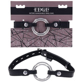 EDGE Interchangeable Ring Gag - Black Mouth Gag Restraint with 2 Interchangeable Pieces - Mr and Mrs D's