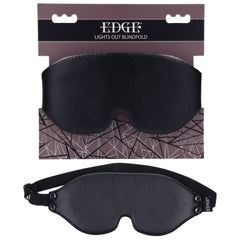 EDGE Lights Out Blindfold - Black Eyemask Restraint - BONDAGE - TOYS - Mr and Mrs D's