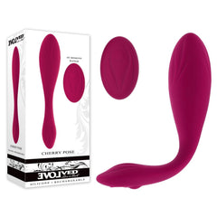 Evolved CHERRY POSE - Pink 16.1 cm USB Rechargeable Flexible & Posable Vibrator with Remote - Mr and Mrs D's