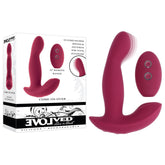 Evolved COME ON OVER - Burgundy Red 15.9 cm USB Rechargeable Vibrator with Wireless Remote - Mr and Mrs D's