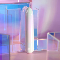 Evolved EASY DOES IT - Pearlescent White 10 cm USB Rechargeable Bullet - BULLETS & EGGS - Mr and Mrs D's