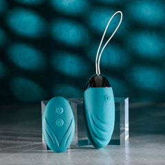 Evolved OVAL OFFICE - Green 8.5 cm USB Rechargeable Wireless Egg with Remote Control - BULLETS & EGGS - Mr and Mrs D's