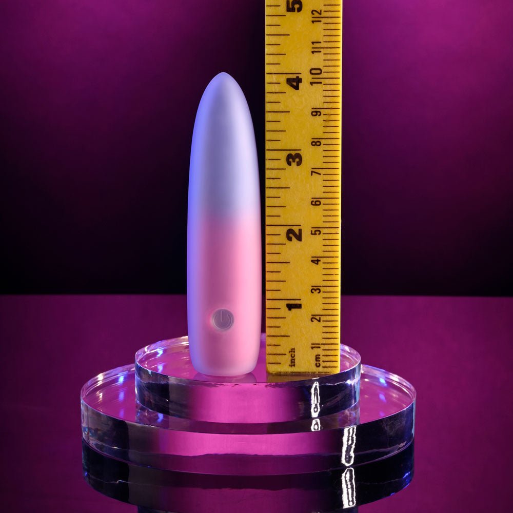 Evolved PARADISE BULLET - Pink/Purple 10.2 cm USB Rechargeable Bullet - Mr and Mrs D's