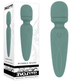 Evolved RUMBLE WAND - Olive Greeb 13.4 USB Rechargeable Mini Massage Wand - Mr and Mrs D's