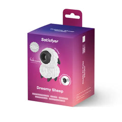 Satisfyer Dreamy Sheep - White/Black USB Rechargeable Vibrating Air Pulse Stimulator