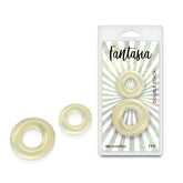 Fantasia - Double Stack - Amber - Amber Cock Rings - Set of 2 Sizes - Mr and Mrs D's