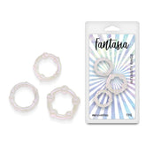 Fantasia - Intensity Rings - Pearl - Pearlescent Beaded Cock Rings - Set of 3 Sizes - Mr and Mrs D's