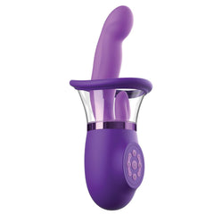 Fantasy For Her Ultimate Pleasure Pro Plus Sucking Licking & Flicking Vibrator - Purple USB Rechargeable - Mr and Mrs D's