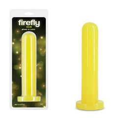Firefly - Thrill - Yellow - Large - Glow in Dark Yellow 19.3 cm Large Dildo - Mr and Mrs D's