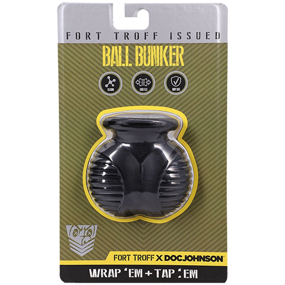 Fort Troff - Ball Bunker - Black Ball Stretcher - COCK RINGS - Mr and Mrs D's