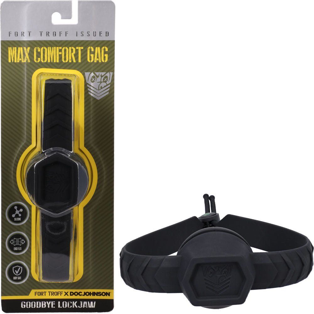 Fort Troff - Max Comfort Gag - Black Mouth Restraint - BONDAGE - TOYS - Mr and Mrs D's