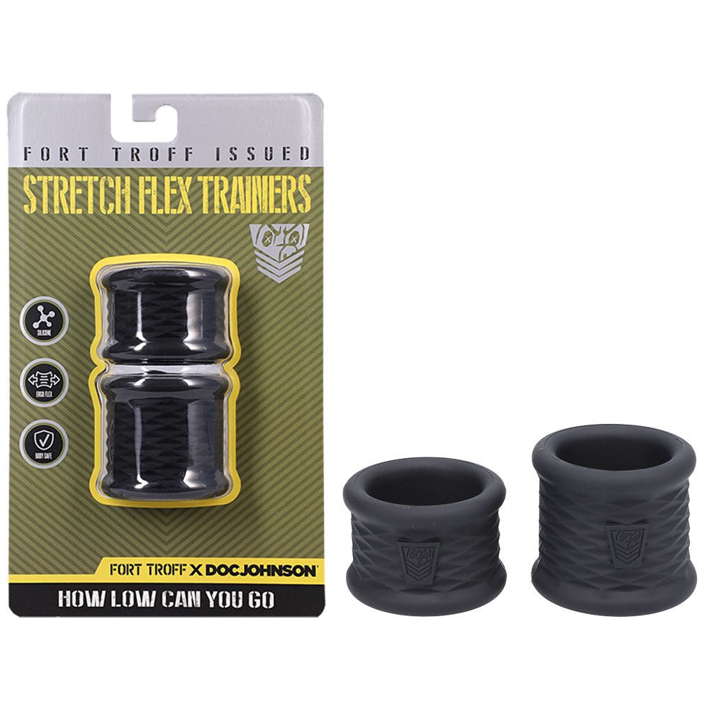 Fort Troff - Stretch Flex Trainers - Black Ball Stretchers - Set of 2 - Mr and Mrs D's
