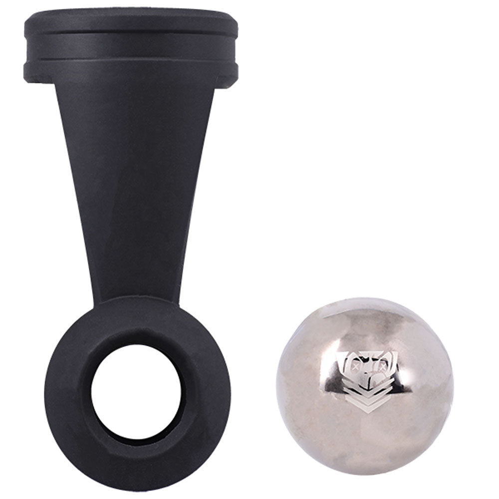 Fort Troff - Swing N' Hang - Black Weighted Ball Tugger - COCK RINGS - Mr and Mrs D's