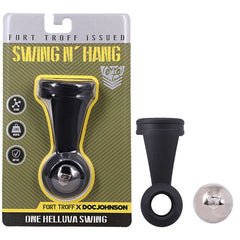 Fort Troff - Swing N' Hang - Black Weighted Ball Tugger - Mr and Mrs D's