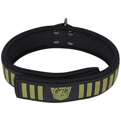 Fort Troff - Tactical Collar & Leash - Black/Green Restraint - BONDAGE - TOYS - Mr and Mrs D's