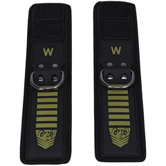 Fort Troff - Tactical Wrist Cuffs - Black/Green Restraints - BONDAGE - TOYS - Mr and Mrs D's