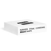 Four Seasons Naked Pink Condoms - Bulk Box of 144 - Mr and Mrs D's