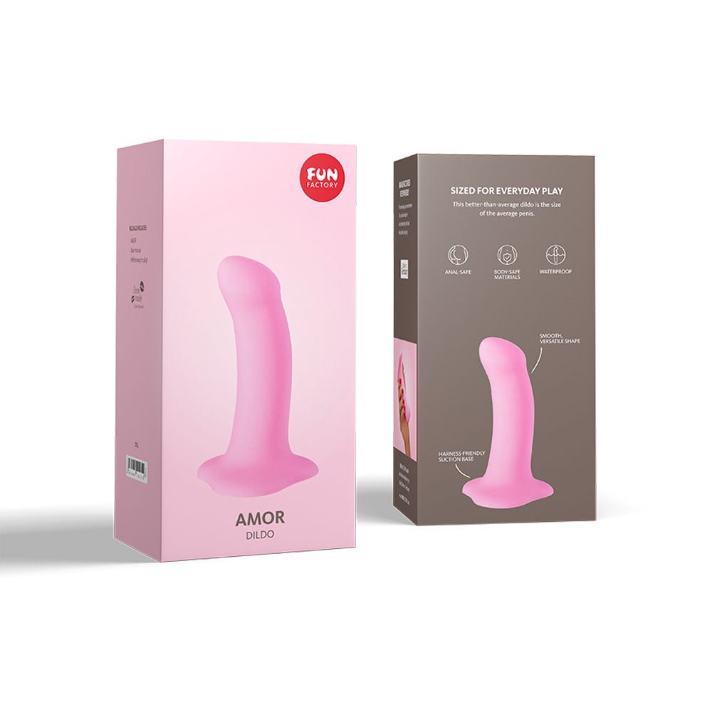 Fun Factory AMOR - Candy Rose 14.6 cm Dildo - Mr and Mrs D's