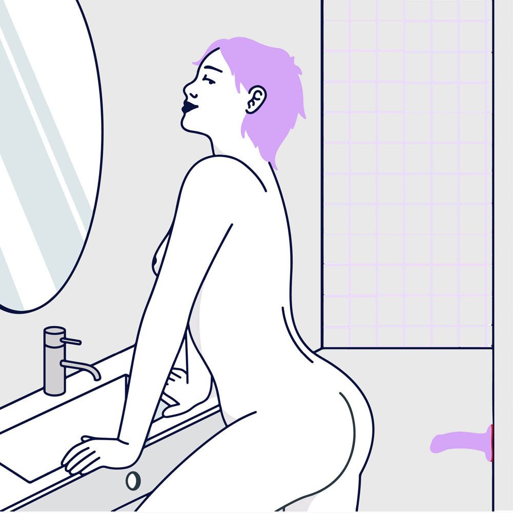 Fun Factory AMOR - Lavender 14.6 cm Dildo - Mr and Mrs D's