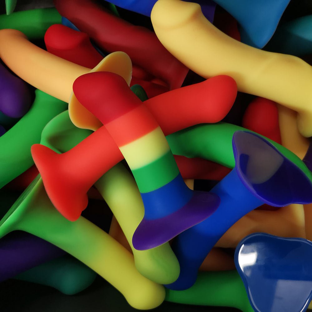 Fun Factory AMOR rainbow - Rainbow 14.6 cm Dildo - DONGS - PREMIUM - Mr and Mrs D's