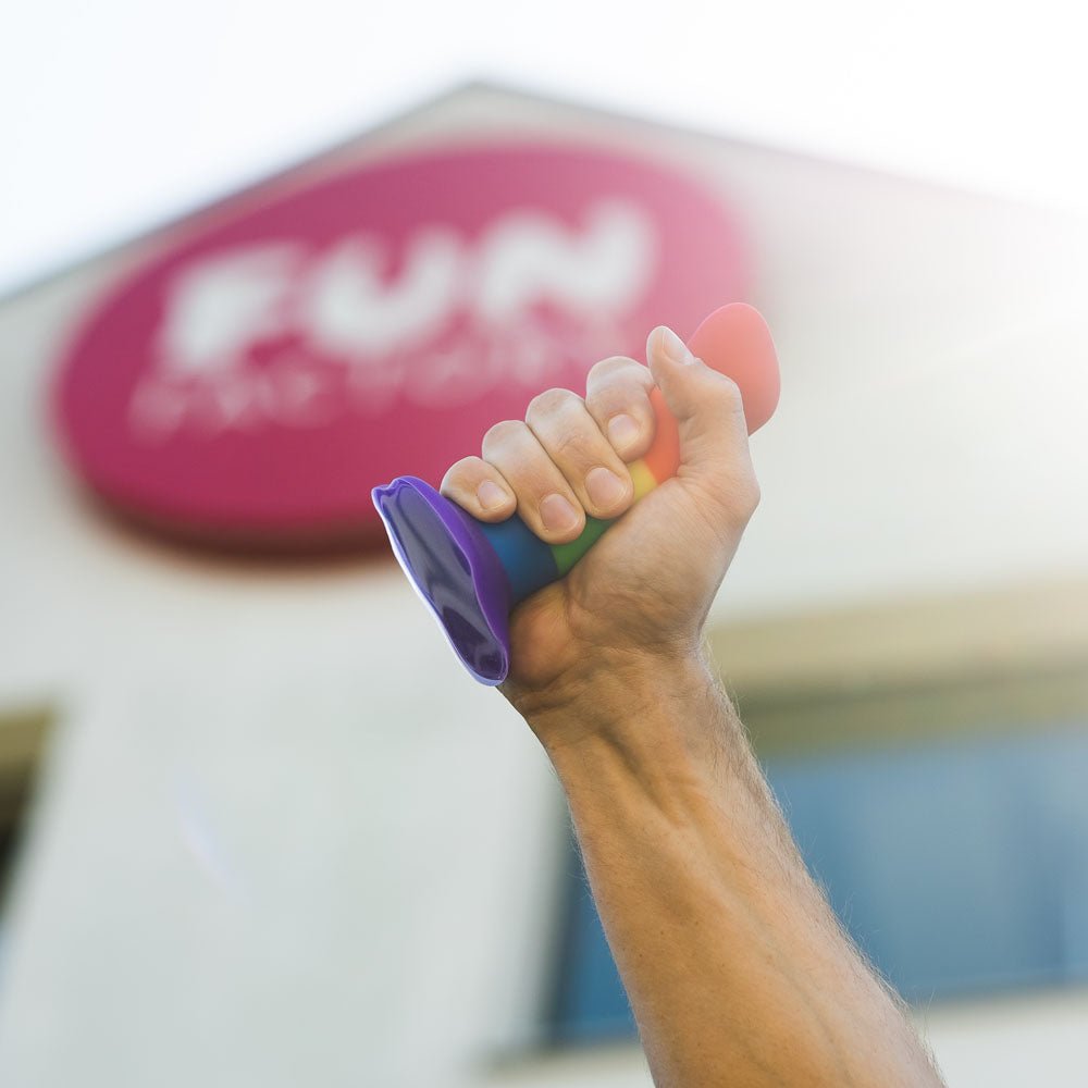 Fun Factory AMOR rainbow - Rainbow 14.6 cm Dildo - DONGS - PREMIUM - Mr and Mrs D's