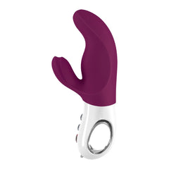 Fun Factory MISS BI grape - Grape 17 cm USB Rechargeable Rabbit Vibrator - Mr and Mrs D's