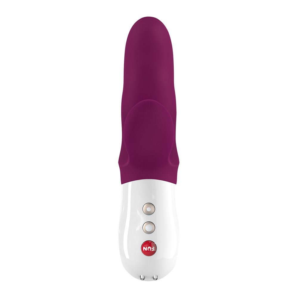Fun Factory MISS BI grape - Grape 17 cm USB Rechargeable Rabbit Vibrator - Mr and Mrs D's