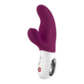 Fun Factory MISS BI grape - Grape 17 cm USB Rechargeable Rabbit Vibrator - Mr and Mrs D's