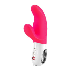 Fun Factory MISS BI pink - Pink 17 cm USB Rechargeable Rabbit Vibrator - Mr and Mrs D's