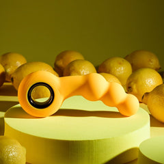 Gender X BUMBLE - Yellow 14.9 cm USB Rechargeable Butt Plug - ANAL TOYS - Mr and Mrs D's