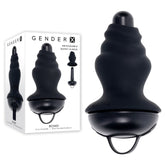 Gender X ECHO - Black 15.3 cm USB Rechargeable Butt Plug - Mr and Mrs D's