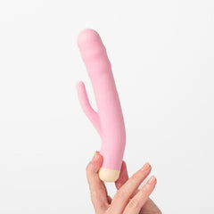Girls Get Off - DeeDee - Pink 19 cm USB Rechargeable Thrusting Rabbit Vibrator - Mr and Mrs D's
