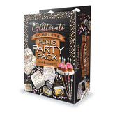 Glitterati Complete Penis Party Pack - Party Set for 8 People - NOVELTIES - Mr and Mrs D's