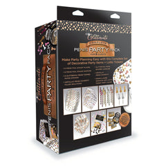 Glitterati Complete Penis Party Pack - Party Set for 8 People - NOVELTIES - Mr and Mrs D's