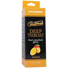 GoodHead Deep Throat Mango Flavoured Spray - 59 ml - ENHANCERS - Mr and Mrs D's