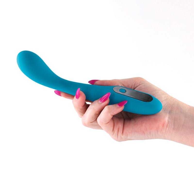 INYA Technica Rechargeable Warming Vibrator - Teal 19.2 cm USB Rechargeable - VIBRATORS - Mr and Mrs D's