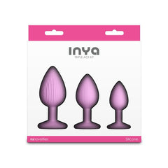 INYA Triple Ace Kit - Blush - Pink Butt Plugs - Set of 3 Sizes - ANAL TOYS - Mr and Mrs D's